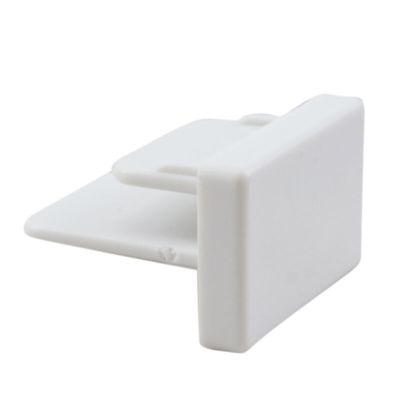 Ändlock, 1-fas, vit