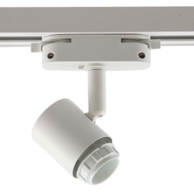 Plast 1 fas spotlight skena vit,