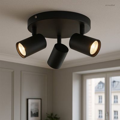 Modern spotlight tak svart, Elena