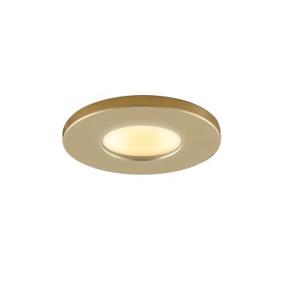 Mässing infälld spotlight uterum Dico, IP65, dimbar