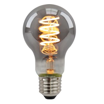 Dimbar Olucia E27 LED lampa, Tuelo, A60, 4w, rökglas, 2200k
