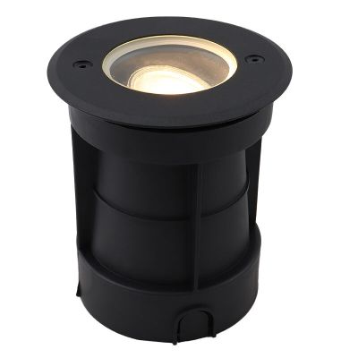 Aluminium decklight svart, Catamarca, IP65, vridbar ljusstråle