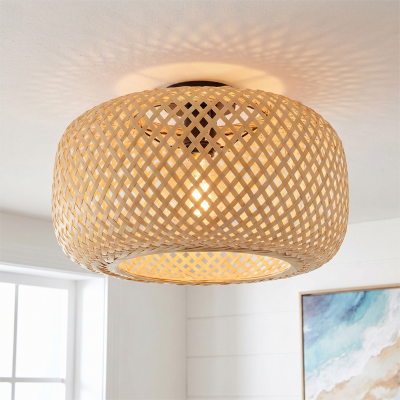 Bambu taklampa brun, Kiki