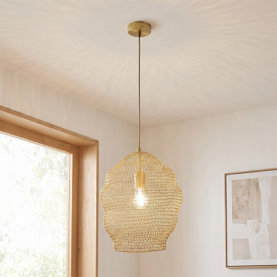 Design fönsterlampa guld, Sep