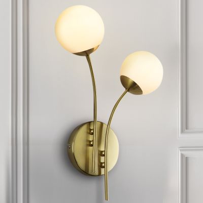 Design vägglampa mässing, Stacy
