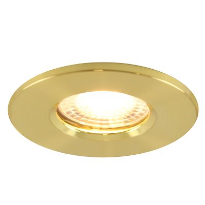 Modern infälld spotlight badrum mässing, Jule, IP65