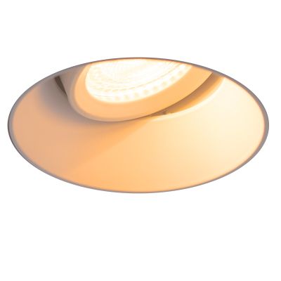 Aluminium infälld spotlight trimlös vit, Sanaz
