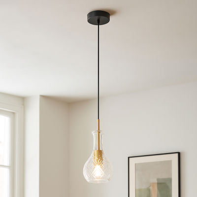 Design fönsterlampa transparent, Danny