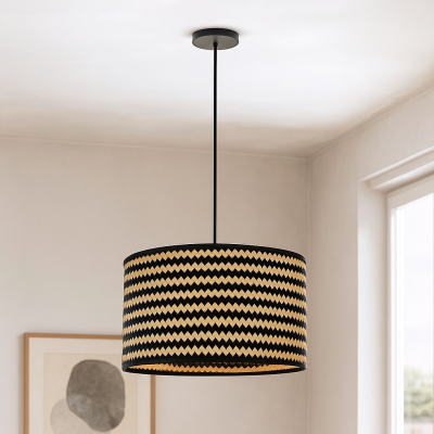 Bambu fönsterlampa svart, Jildau
