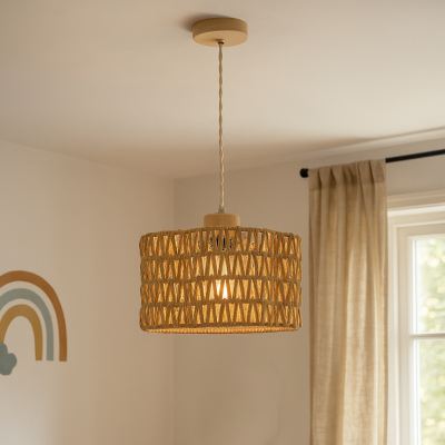 Papper fönsterlampa brun, Mickey