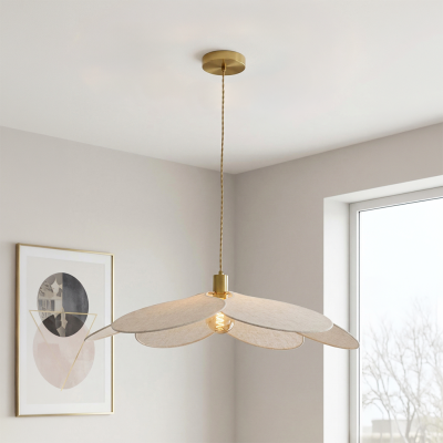 Rustik fönsterlampa beige, Nena