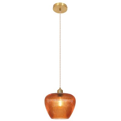 Retro fönsterlampa brun, Rhode