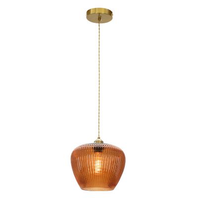 Retro fönsterlampa brun, Rhode