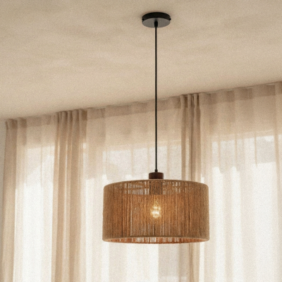 Japandi fönsterlampa brun, Selena