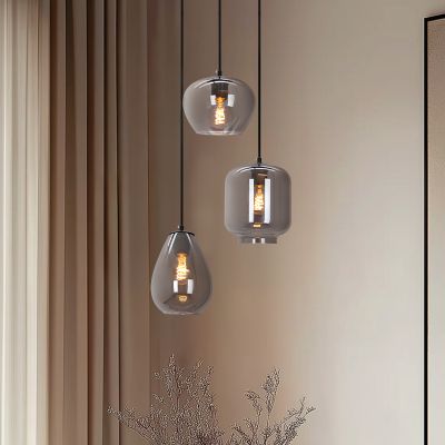 Modern fönsterlampa grå, Caia