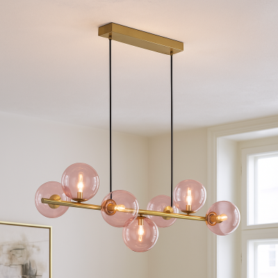 Design fönsterlampa rosa, Remo