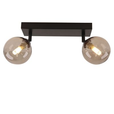 Modern taklampa badrum bärnstensfärgad, Amer, IP44