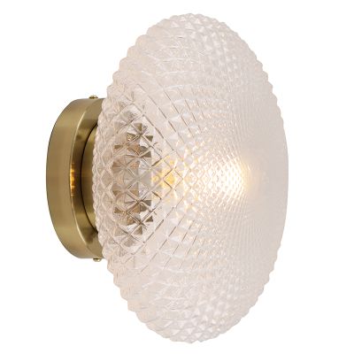 Retro vägglampa mässing, Valesca