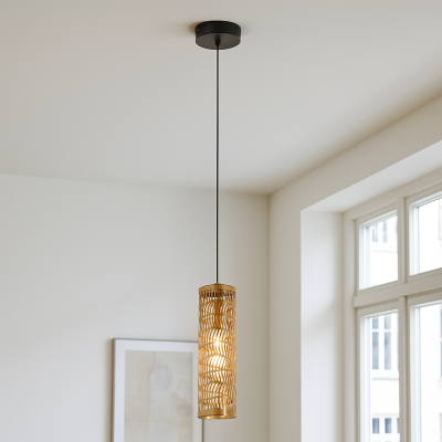 Metall fönsterlampa mässing, Marli