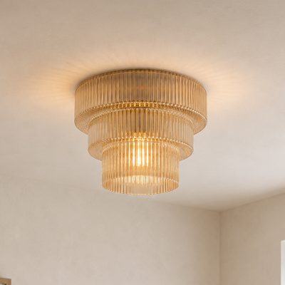 Retro taklampa bärnstensfärgad, Paris