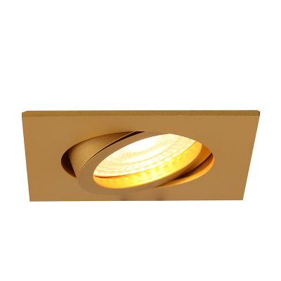 Metall infälld spotlight mässing, Scott