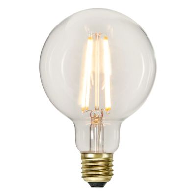 3-stegs dimbar E27 filament stor glödlampa G95, 6w extra atmosfärisk vit