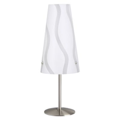 Plast bordslampa vit, Nayra