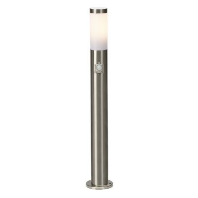 Plast golvlampa utomhus med rörelsesensor krom, Tom, IP44