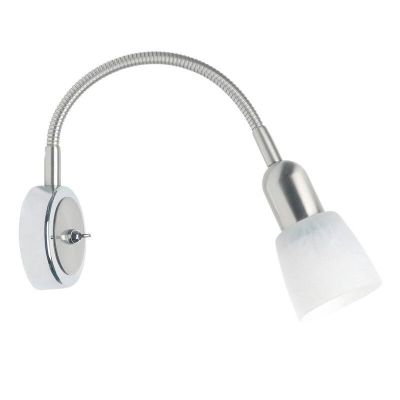 Metall vägglampa krom, Ingo