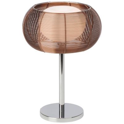 Modern bordslampa brons, Amela, med brytare