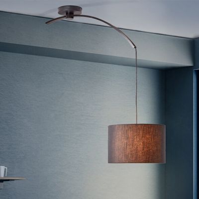 Modern pendellampa matbord svart, Bernice