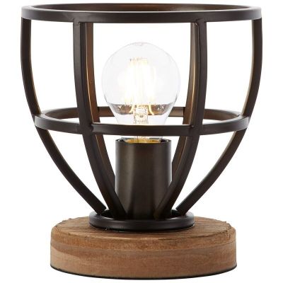 Modern bordslampa svart, Esmee, med brytare