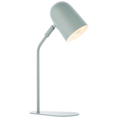 Modern bordslampa grön, Lukas, med brytare