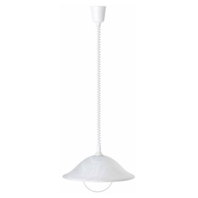 Glas fönsterlampa vit, Siba