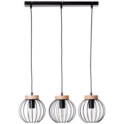 Trä fönsterlampa svart, Donato