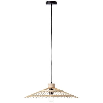 Trä fönsterlampa svart, Idris
