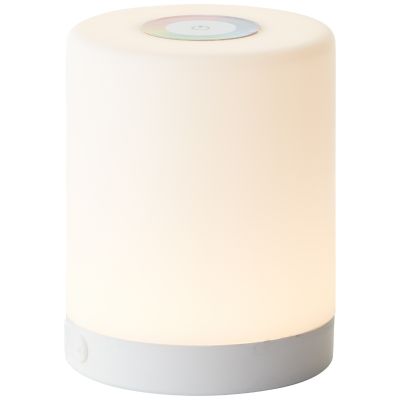 Modern bordslampa utomhus vit, Maezon, 1W, RGBW LED, IP44, med beröringsdimmer