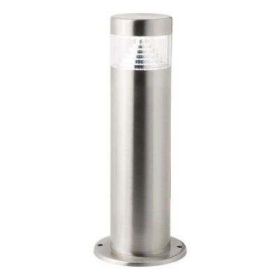 Plast utelampa krom, Samuel, 1W, 6500K LED, IP44