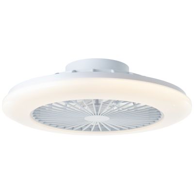 Modern takfläkt vit, Salerno, 40W, RGBW LED, met fjärrkontroll