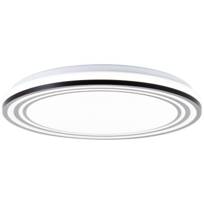 Modern taklampa svart, Merlijn, 36W, white switch LED, met fjärrkontroll