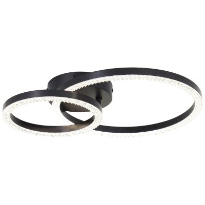 Design taklampa svart, Maladon, 20W, 4000K LED