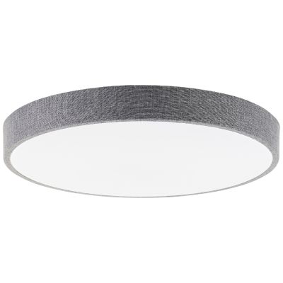 Rustik plafond grå, Soeraya, 36W, varm till kall vit justerbar LED, met fjärrkontroll