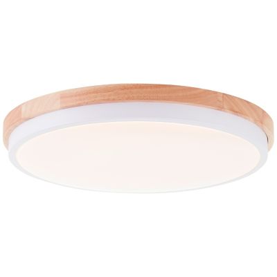 Modern taklampa trä, Marloes, 24W, 3000K LED, 3 stegs dimmer