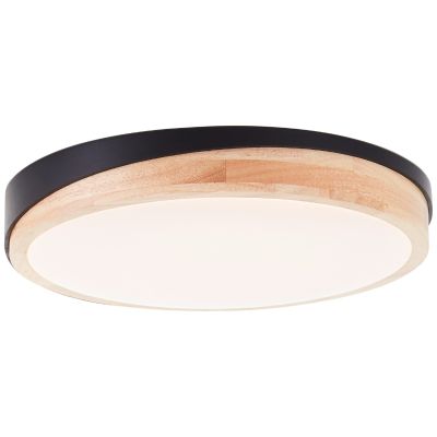 Modern taklampa svart, Marloes, 24W, 3000K LED, 3 stegs dimmer