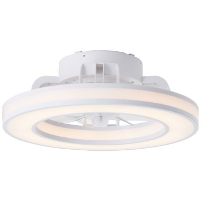 Modern takfläkt vit, Yari, 26W, RGBW LED, met fjärrkontroll