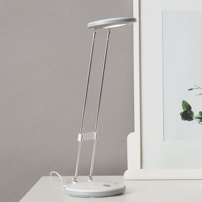 Plast skrivbordslampa vit, Mariama, 3,3W, 3000K LED, med brytare