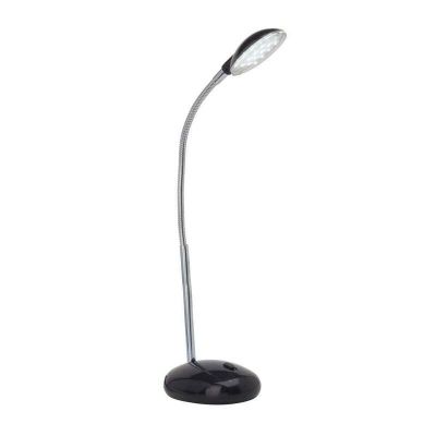 Plast skrivbordslampa svart, Marenthe, 2W, 6000K LED, med brytare
