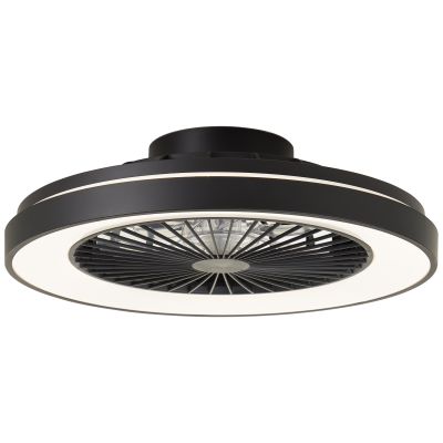 Modern takfläkt svart, Mazzaro, 40W, RGBW LED, met fjärrkontroll