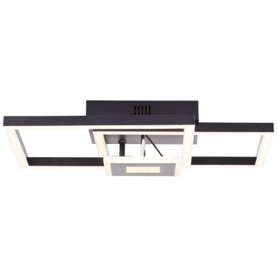 Design taklampa svart, Volkert, 22W, 3000K LED