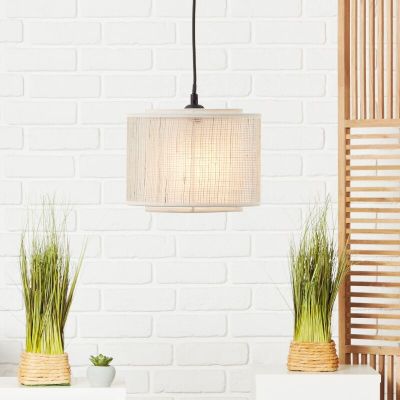 Rustik fönsterlampa beige, Gerbert